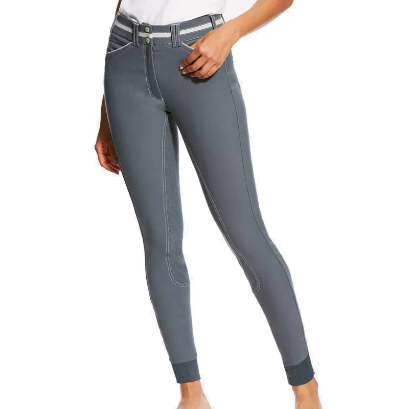 Ariat Ladies Heritage Elite Grip KP Breeches - Weathered Slate