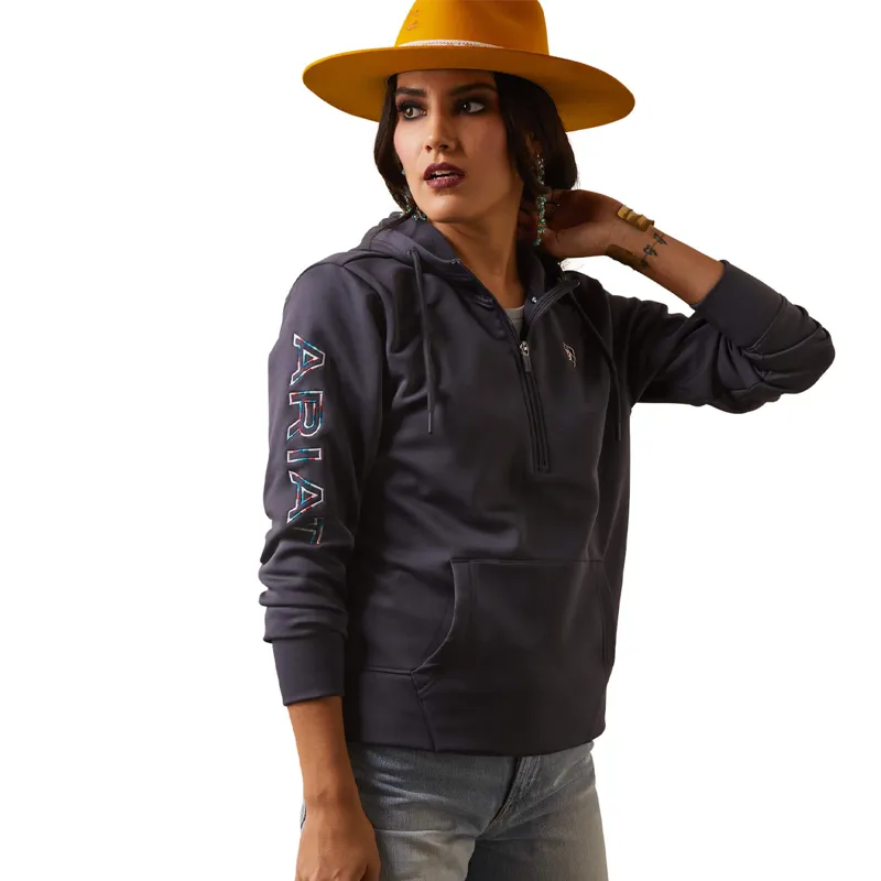 Ariat Women's Tek Hoodie 1/2 Zip Hoodie - Periscope