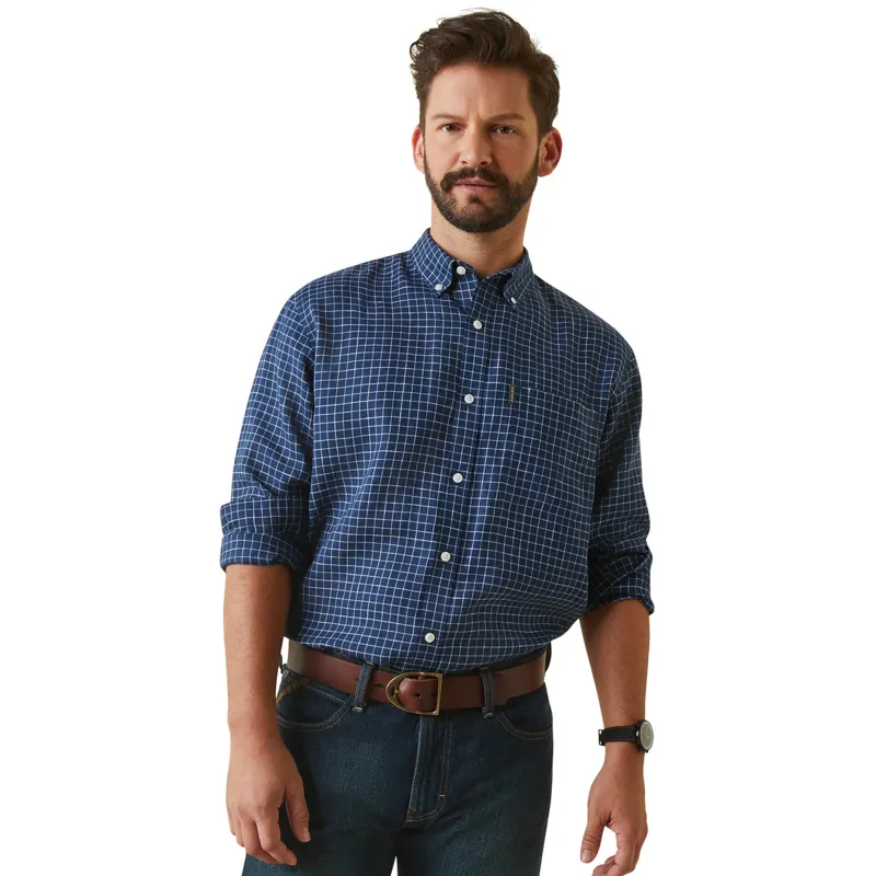 Ariat Men's Sonoma Shirt - Navy Tattersal