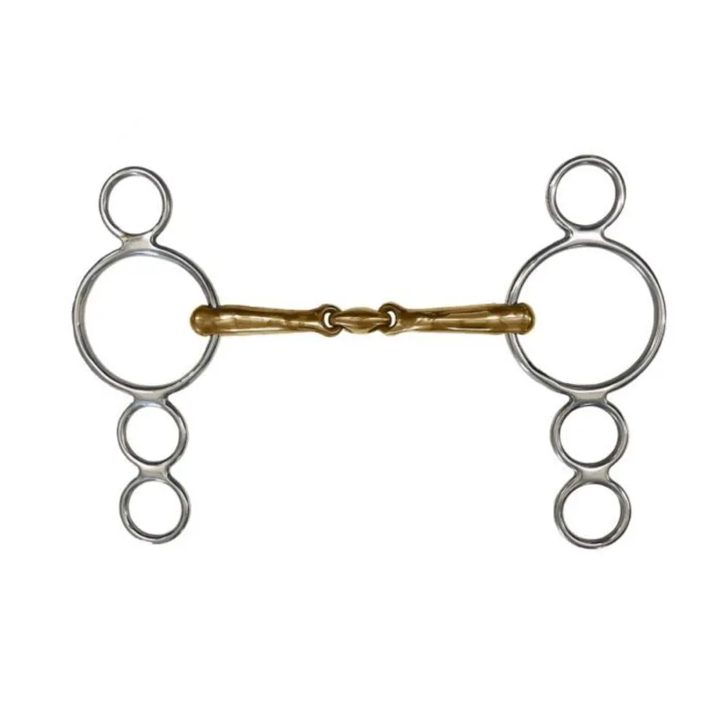 Jeffries Harmony 4 Ring Dutch Gag Bit