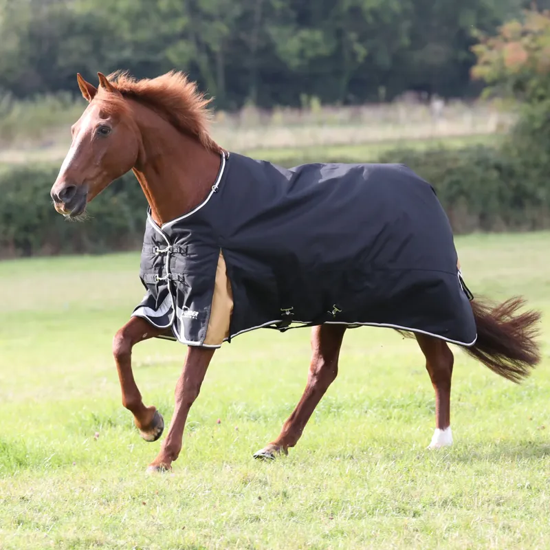 Shires Highlander Plus 200 Turnout Rug - Black