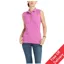 Ariat Womens Prix 2.0 Sleeveless Polo - Meadow Mauve