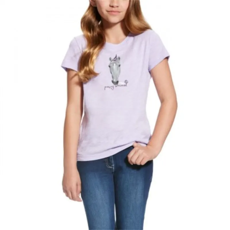 Ariat Girls Party Animal Tee - Lavender Mist