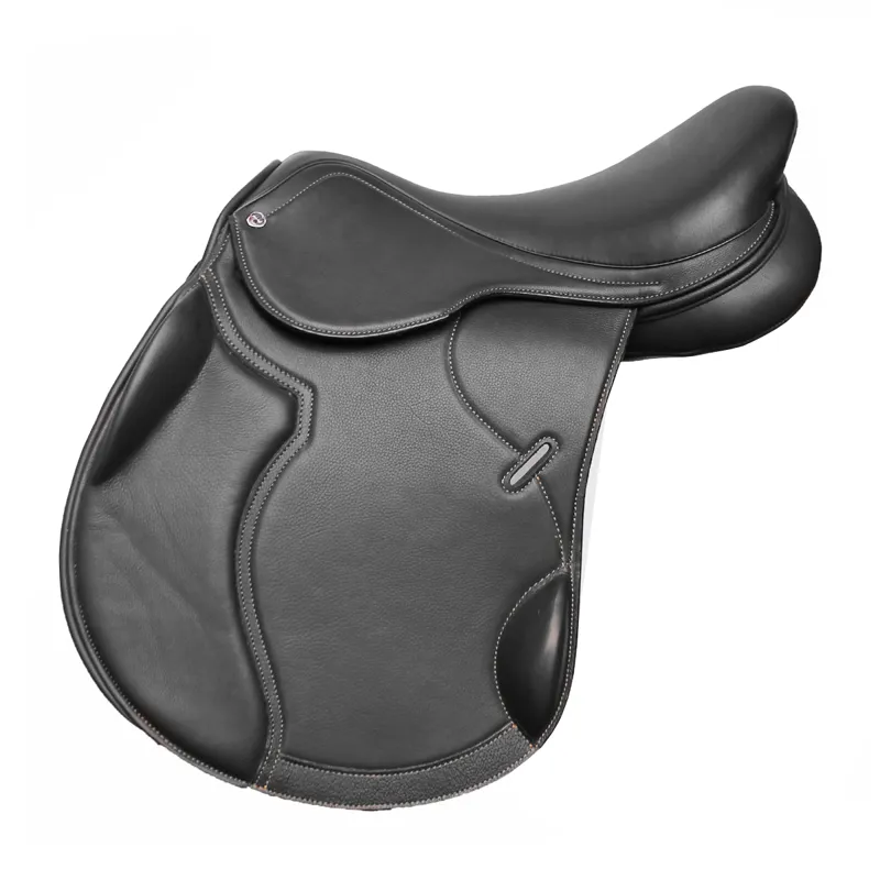 Cavaletti Collection Monoflap Jump Saddle - Black - 17.5inch