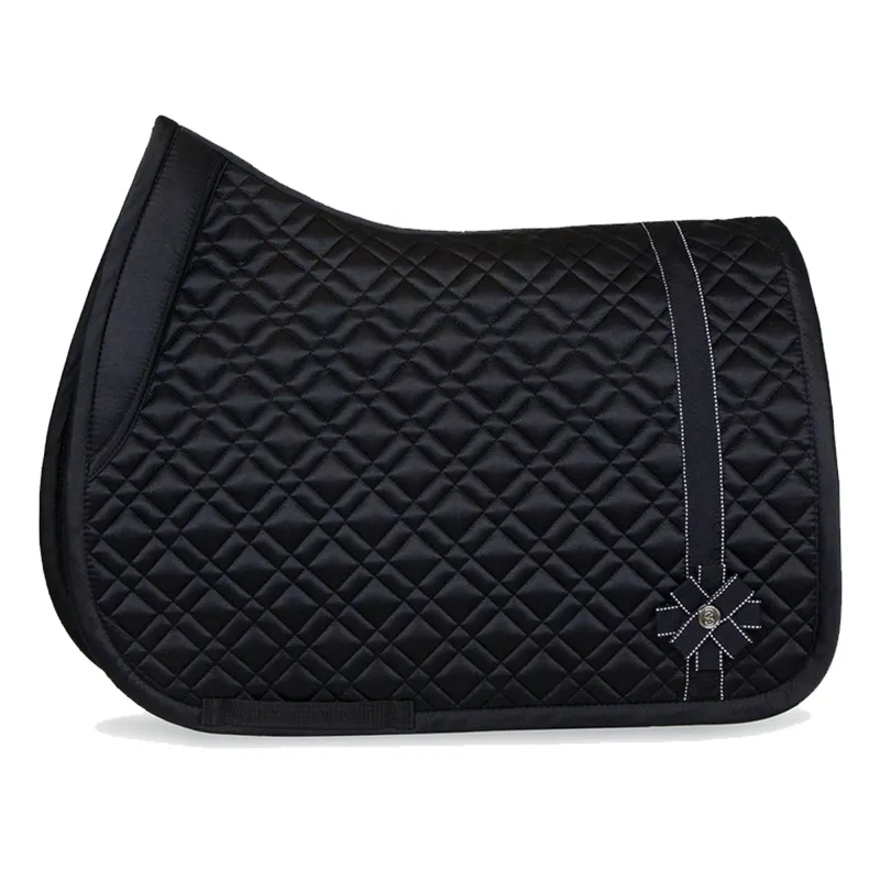 PS Of Sweden Boutique Bow Jump Saddlepad - Full - Black