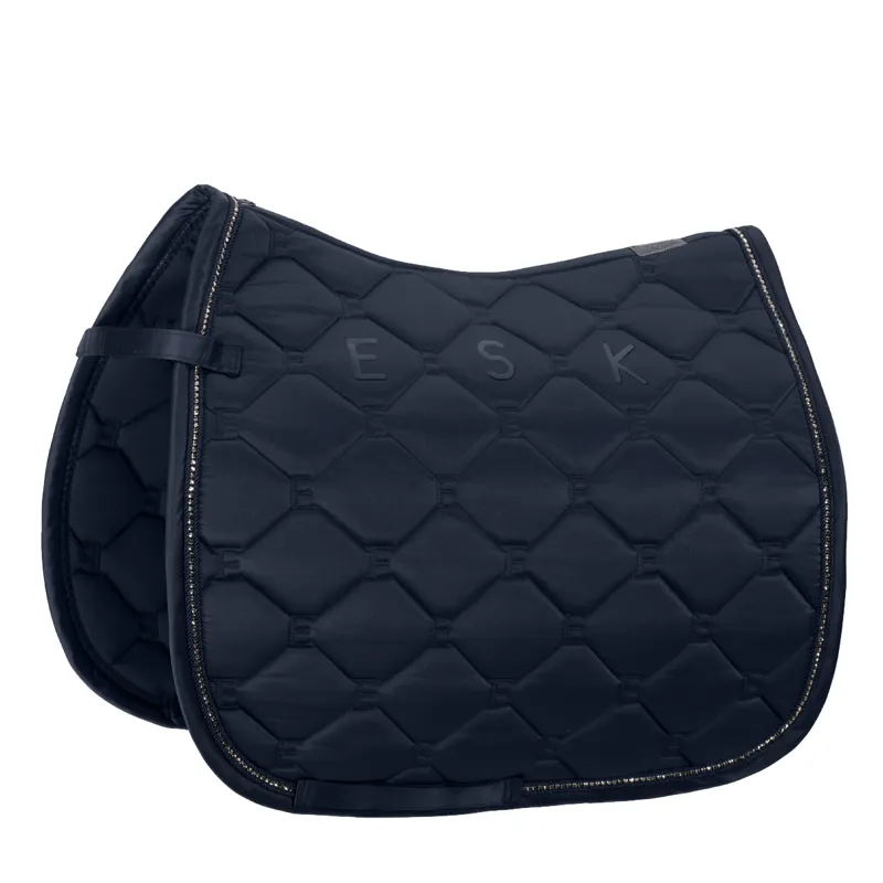 Eskadron Matt Gloss Crystal Dressage Saddle Cloth Classic Sports AW21 - Dark Navy