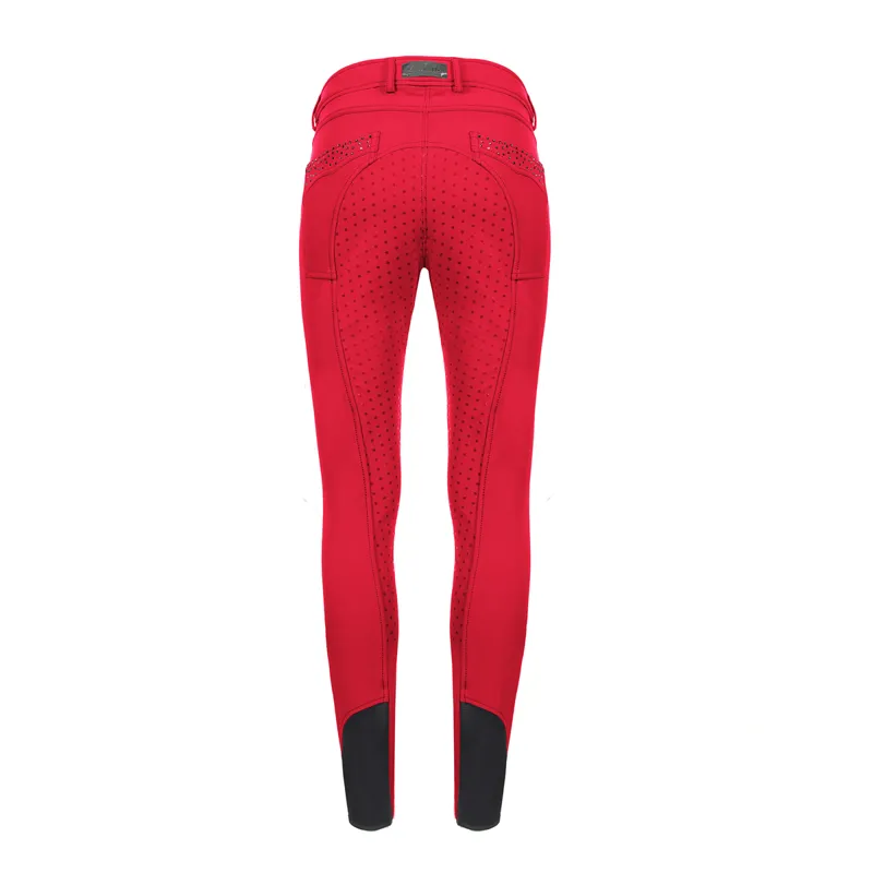 Cavallo Cleo Grip Dot Children's Breeches - Lipstick