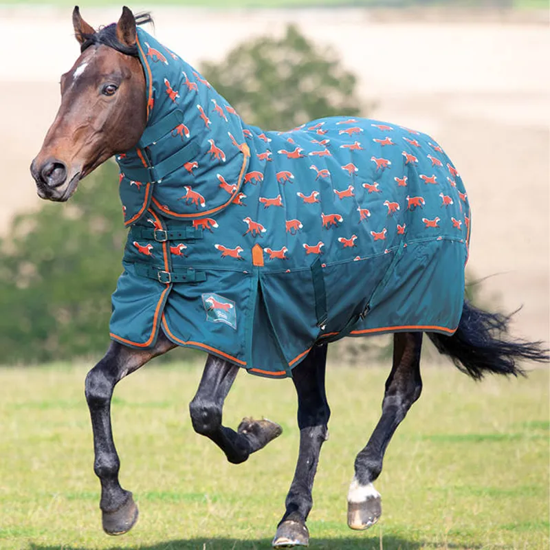 Shires Highlander Original 200g Combo Turnout Rug - Fox Print