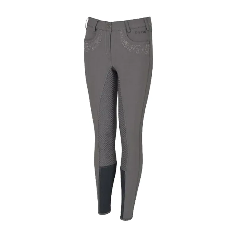 Pikeur Kalotta Grip Kids Breeches - Steel Grey