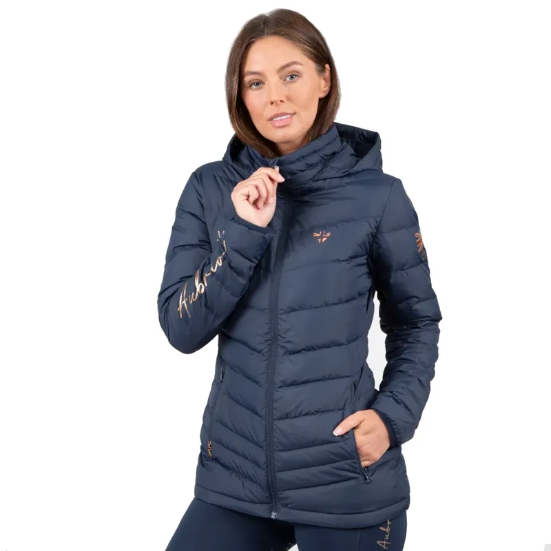 Aubrion Team Padded Jacket - Navy Blue