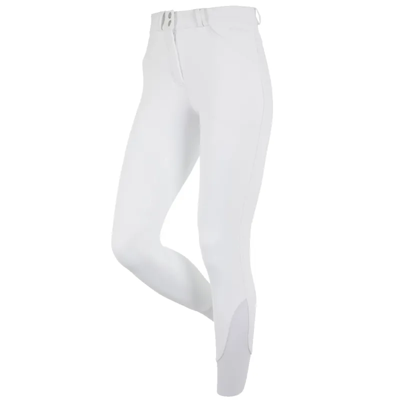 LeMieux Drytex Waterproof Knee Grip Breeches - White