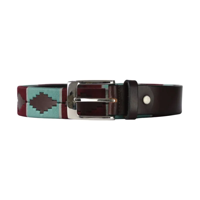 Hy Equestrian Elevate Polo Belt - Aqua/Fig