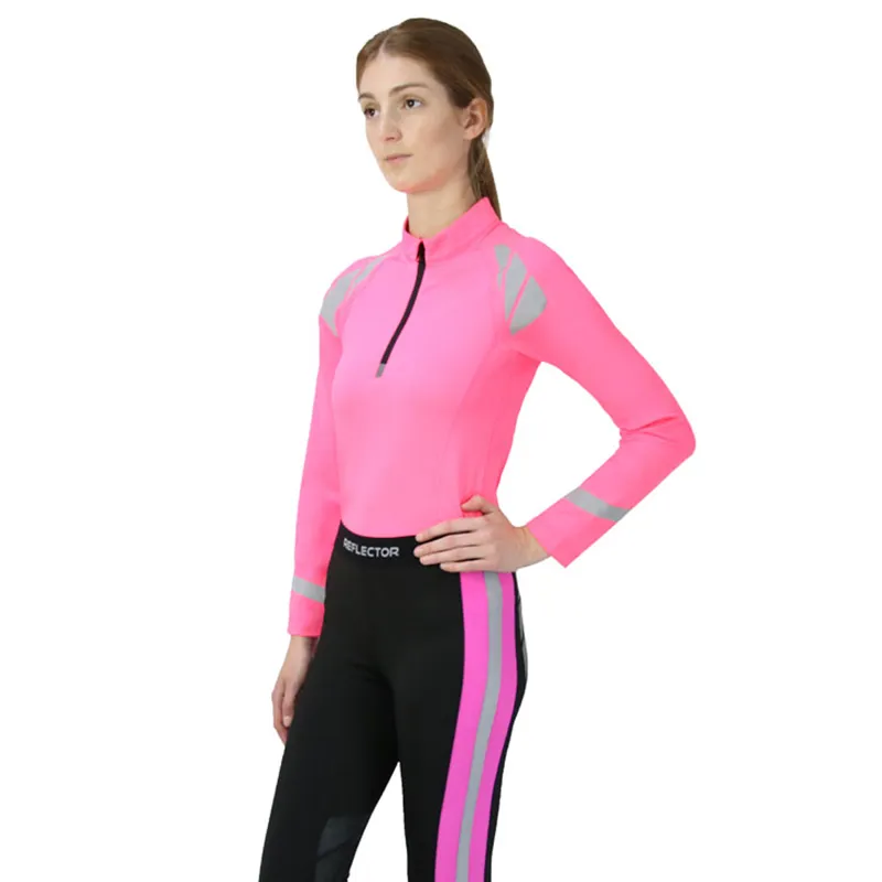 Reflector Children's Base Layer By Hy Equestrian - Pink