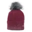 Hy Equestrian Synergy Diamante Bobble Hat - Fig