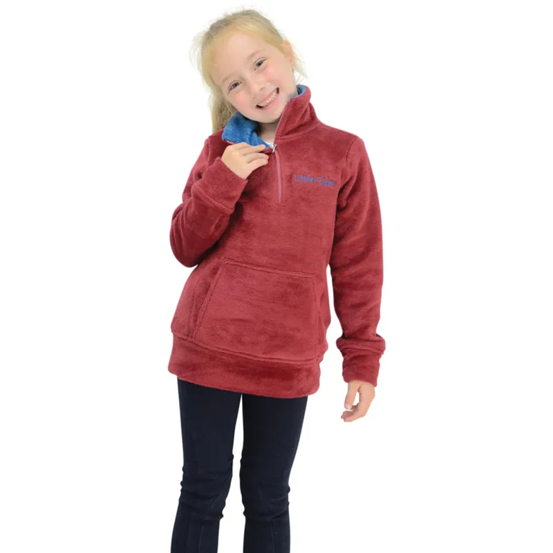 Nina Soft Fleece By Little Rider - Deep Red/Soft Teal