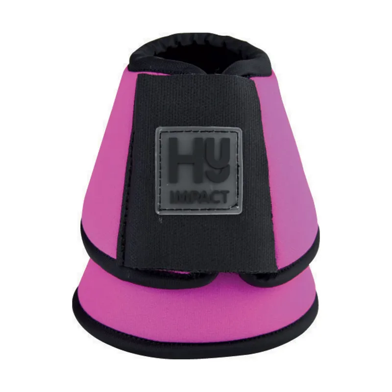 Hy Equestrian Neoprene Over Reach Boots - Pink