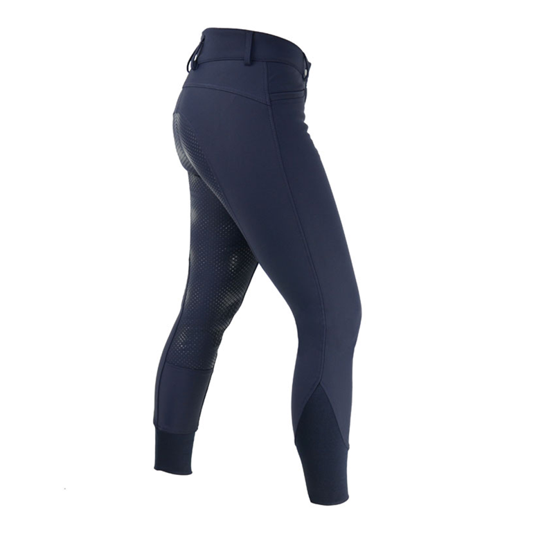 Hy Equestrian Arctic Softshell Ladies Breeches - Navy-1