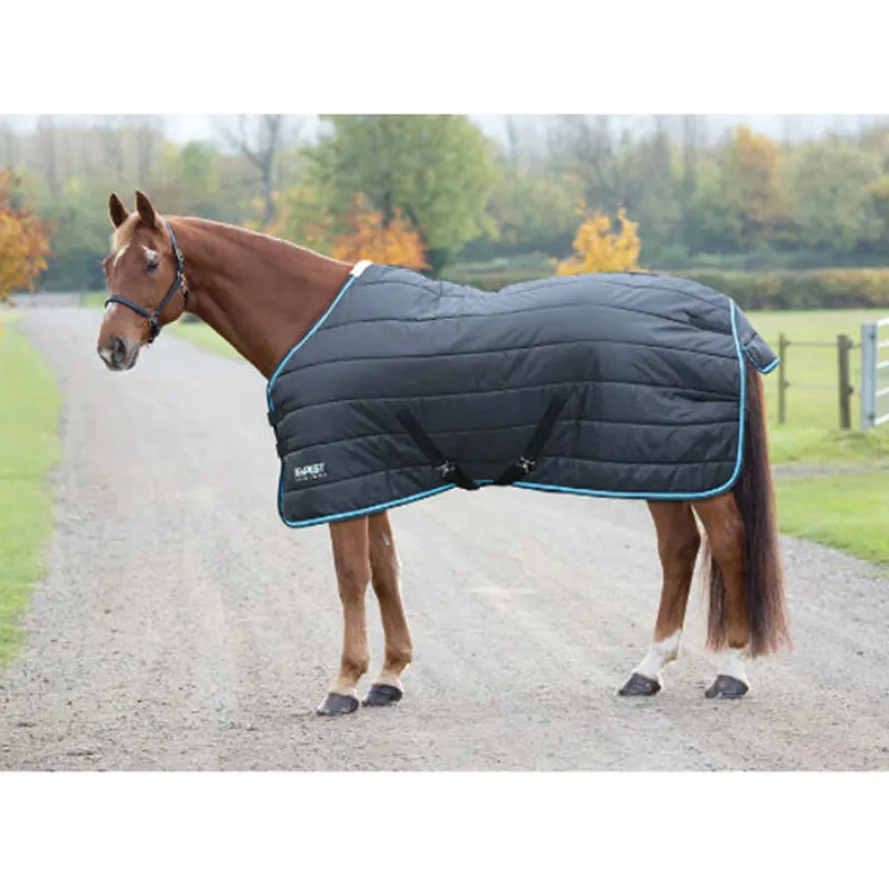 Shires Tempest 200 Stable Rug - Black/Green