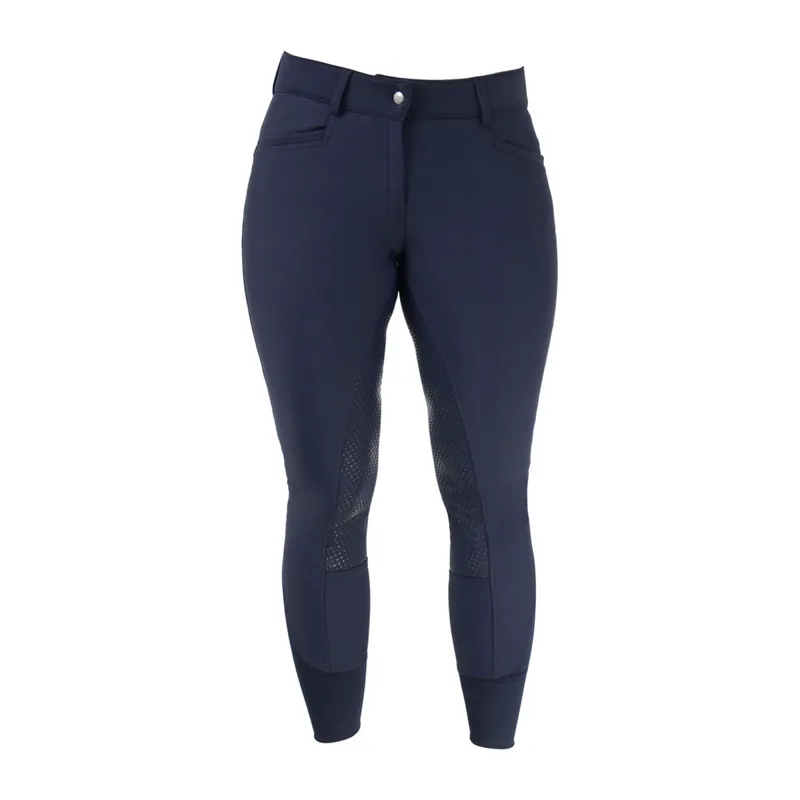 Hy Equestrian Arctic Softshell Ladies Breeches - Navy