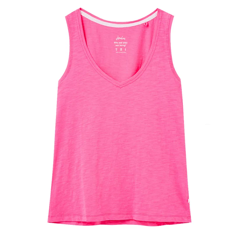 Joules Maya Jersey Vest - Bright Pink