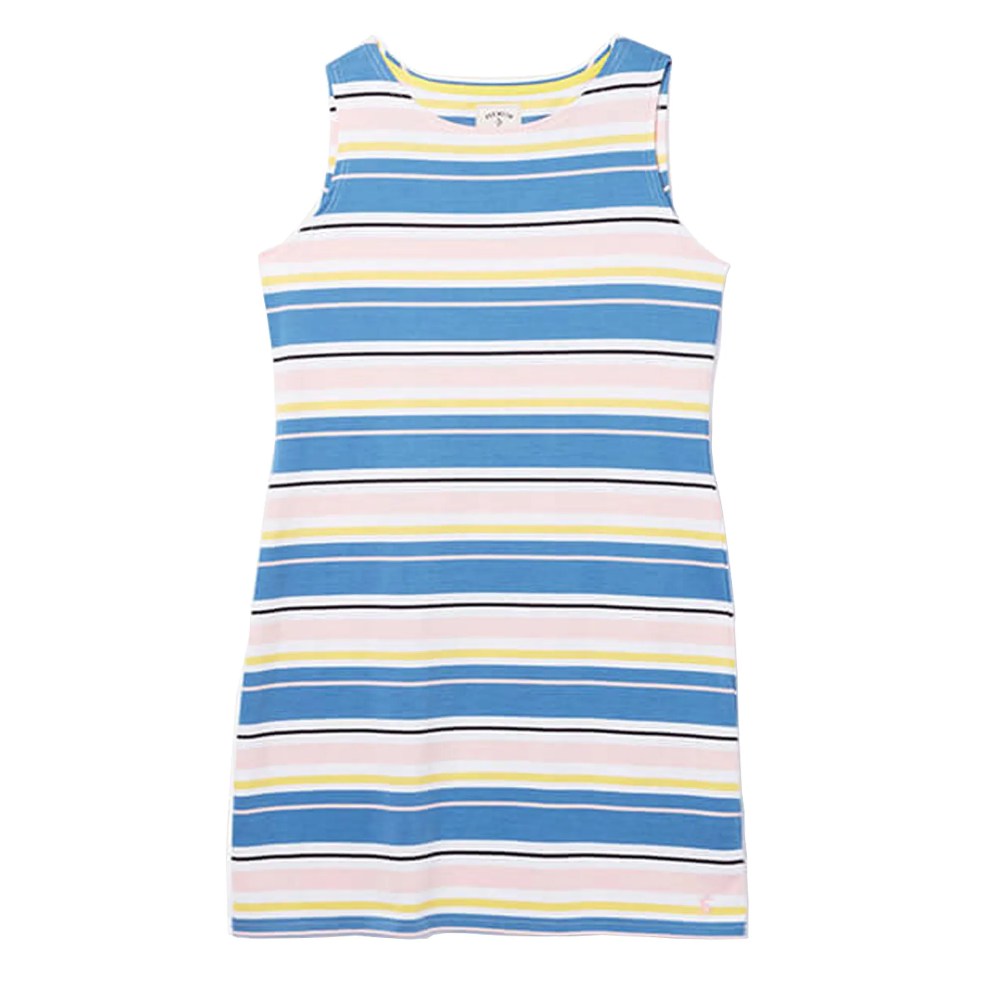 joules riva midi dress Joules Rainbow Striped Sleeveless Riva Midi Dress Size 8 EUC