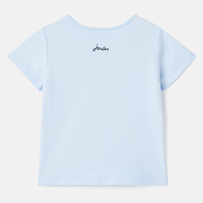 Joules Tate Artwork Short Sleeve T-Shirt - Blue Bee-1