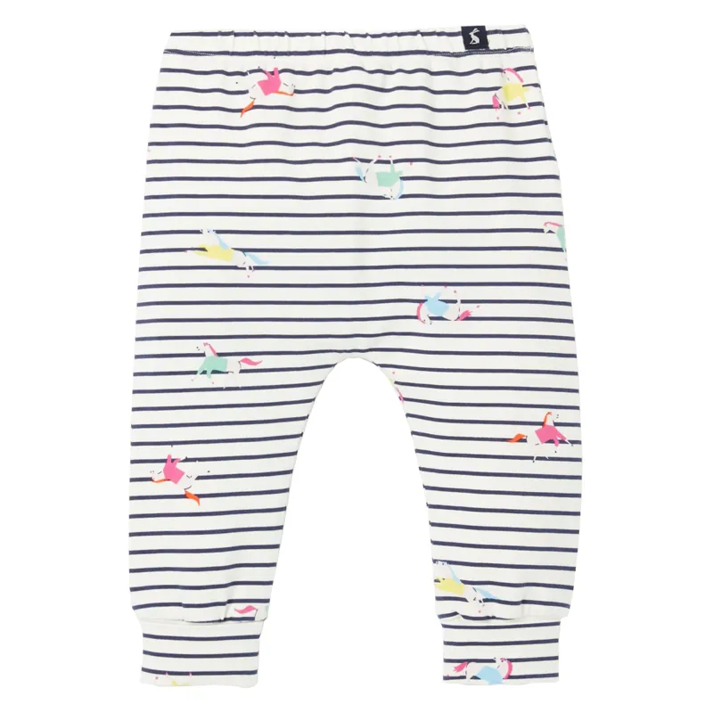 Joules Payton Cotton Leggings - Horse Stripe 