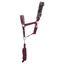 Hy Sport Active Head Collar And Lead Rope - Burgundy