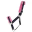 Hy Equestrian Two Tone Faux Fur Head Collar - Navy/Pink
