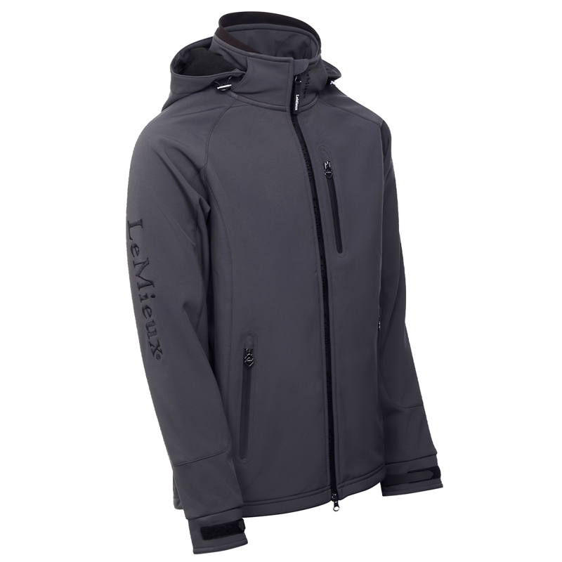LeMieux Men's Elite Soft Shell Jacket - Anthracite-2