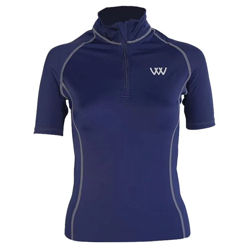 Woof Wear Short Sleeve Performance Riding Shirt - Navy