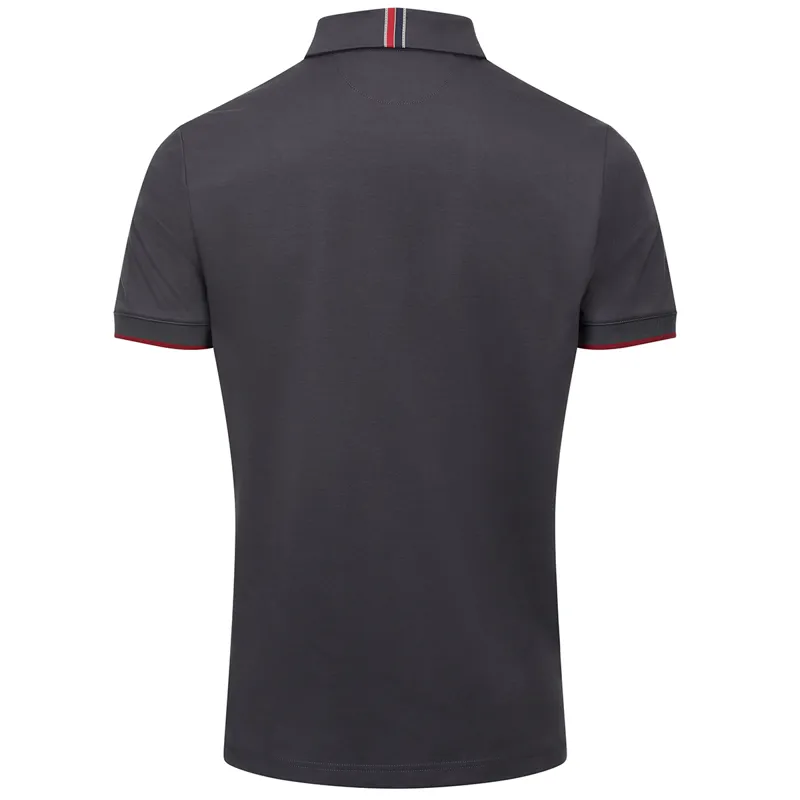 LeMieux Men's Elite Zip Polo Shirt - Charcoal-3