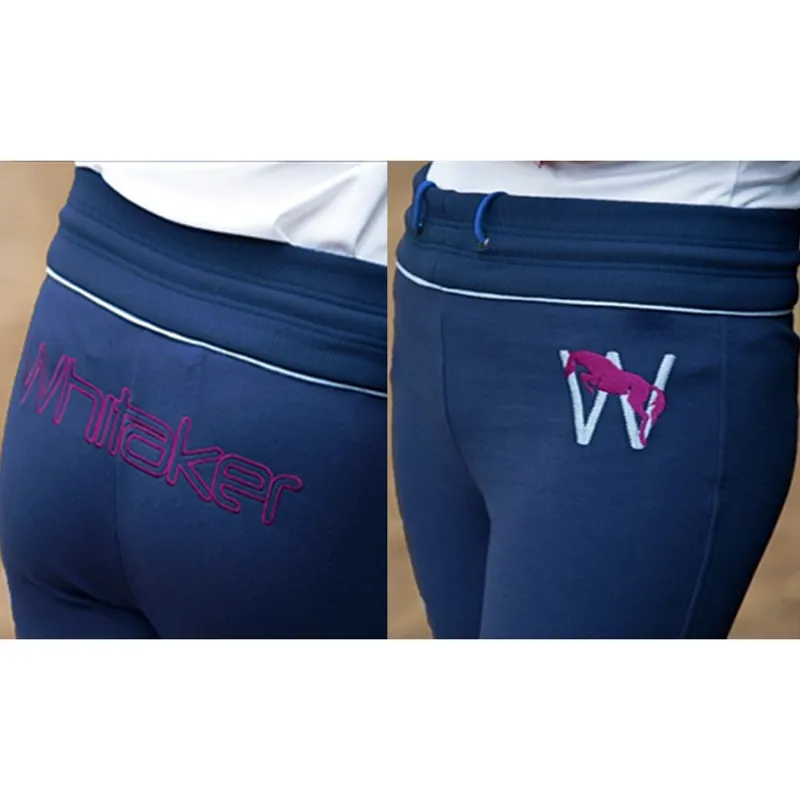 John Whitaker Ladies Sports Jodhpurs - Navy-1