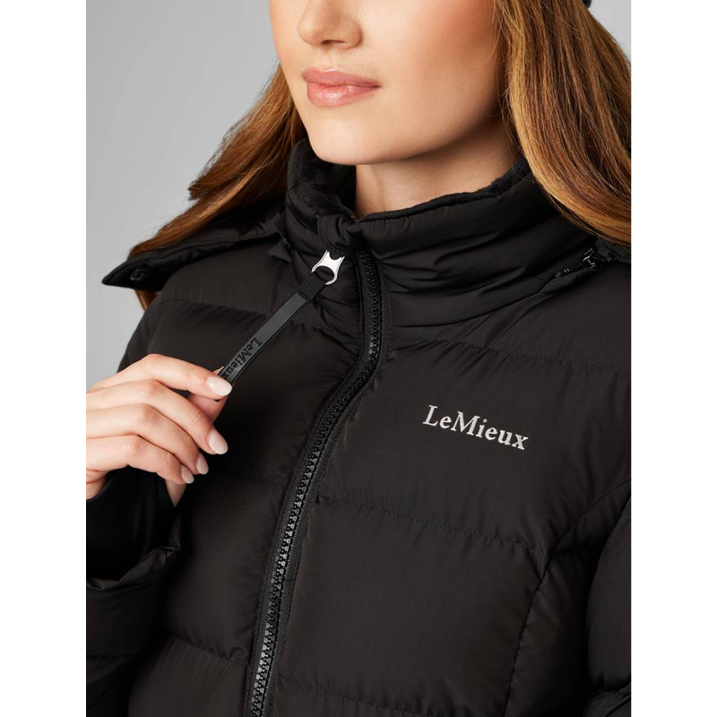 LeMieux Harper Longline Puffer Coat - Black-3
