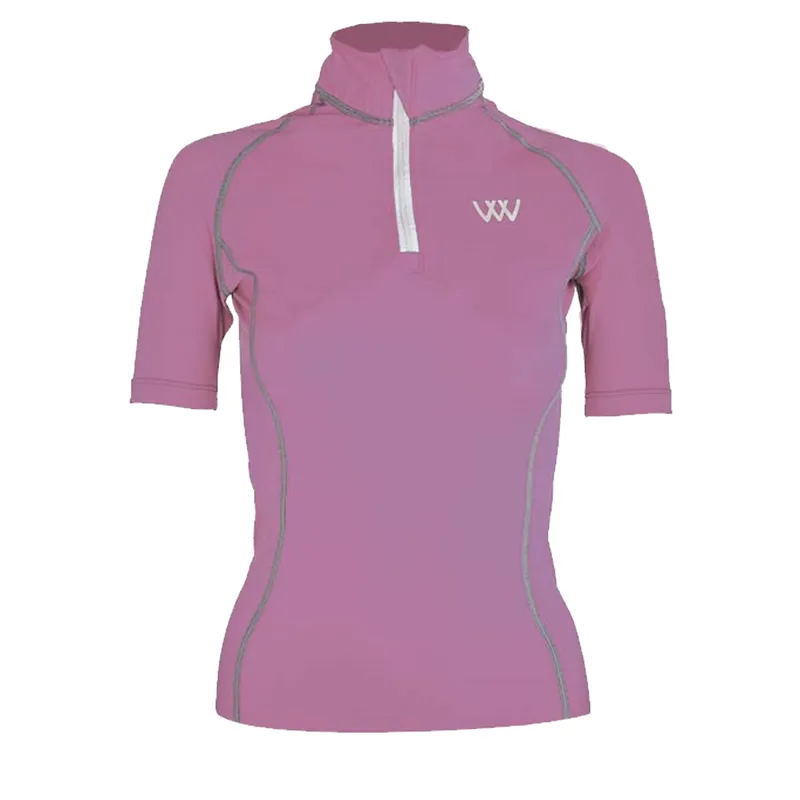 Woof Wear Short Sleeve Performance Riding Shirt - Lilac 