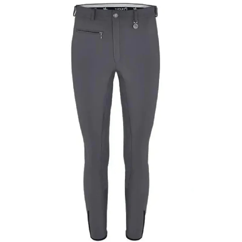 Pikeur Lugana Ladies Contrast Breeches - Steel Grey/Slate