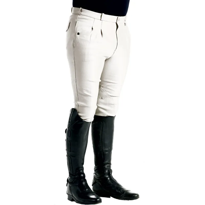 Hy Equestrian Jakata Men's Breeches - White
