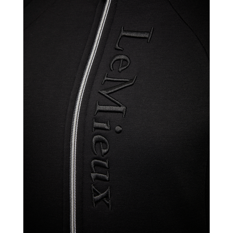 LeMieux Ladies Elite Sherpa Lined Zip Through Hoodie - Black-4