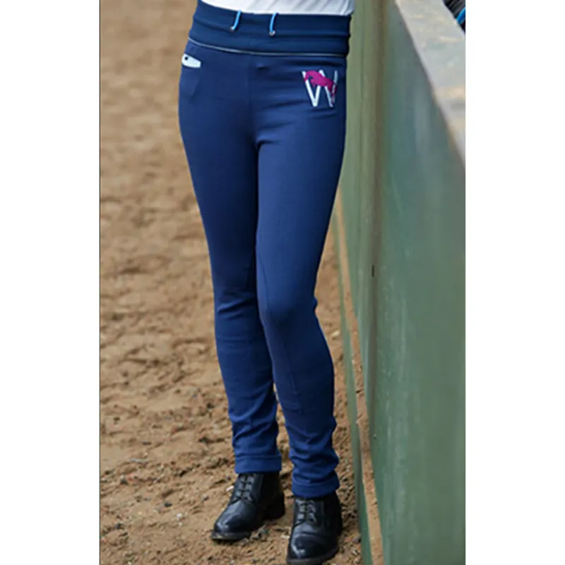 John Whitaker Ladies Sports Jodhpurs - Navy