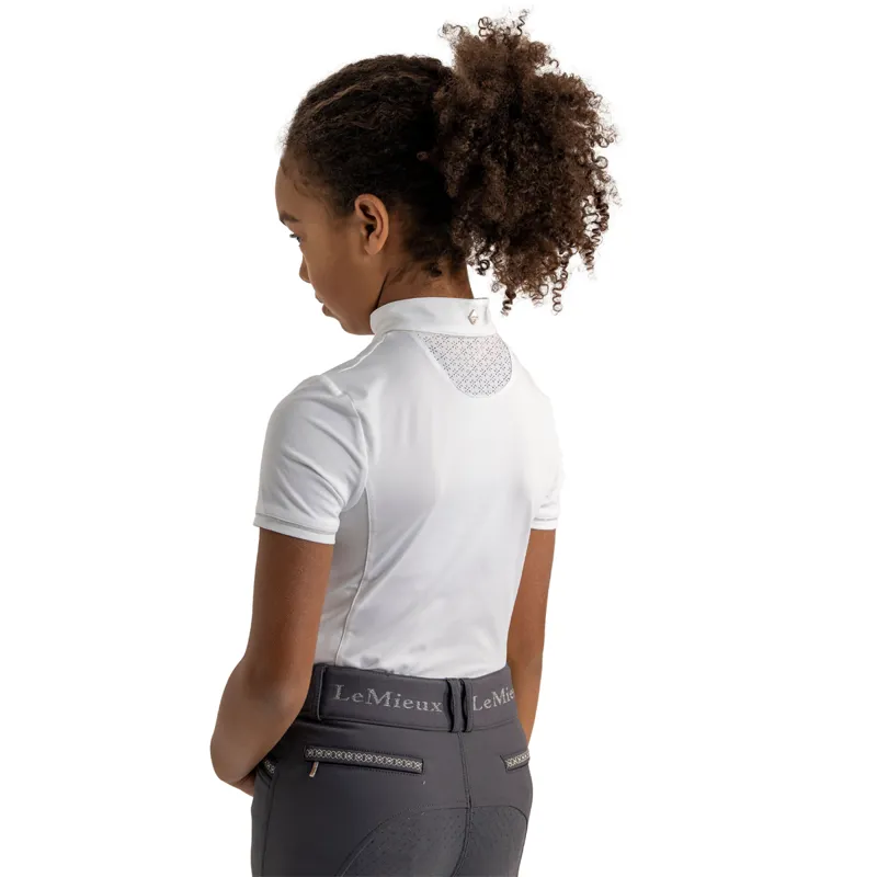 LeMieux Young Rider Belle Show Shirt - White-4