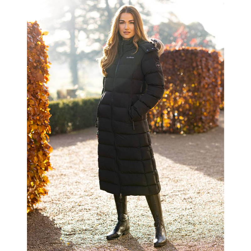 LeMieux Harper Longline Puffer Coat - Black-6