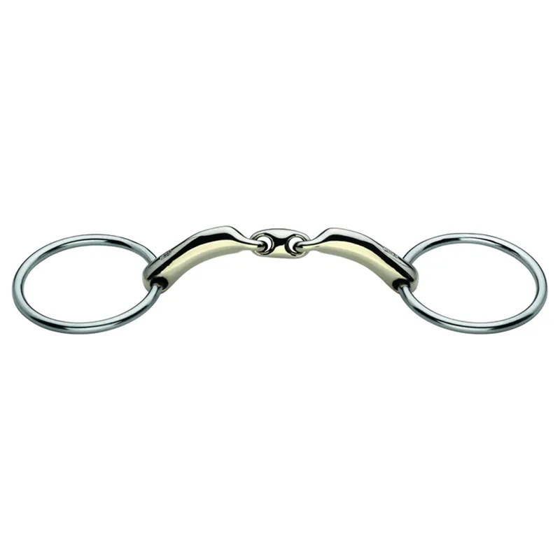 Sprenger Novocontact Loose Ring Snaffle 12m Double Jointed Sensogan Bit