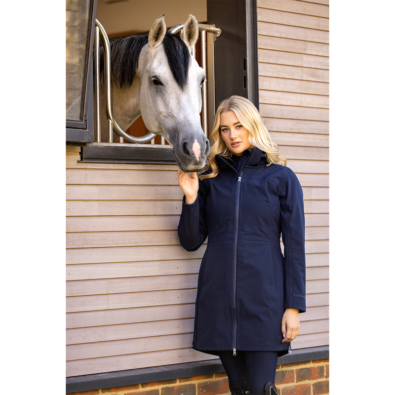 LeMieux Maisie Lightweight Riding Jacket - Navy-5