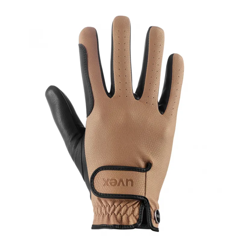 Uvex Tensa II Riding Gloves - Caramel/Black