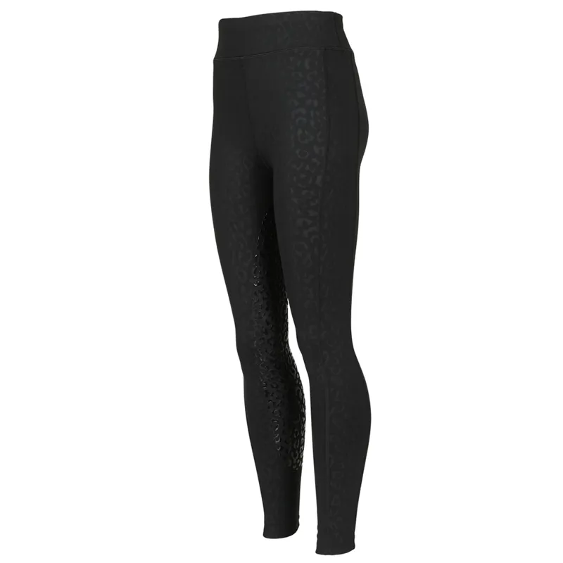 Aubrion Non-Stop Tights - Young Rider - Black-1