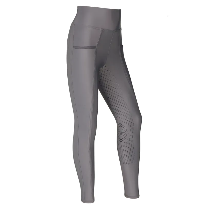 LeMieux Young Rider Pull On Breeches - Slate-1
