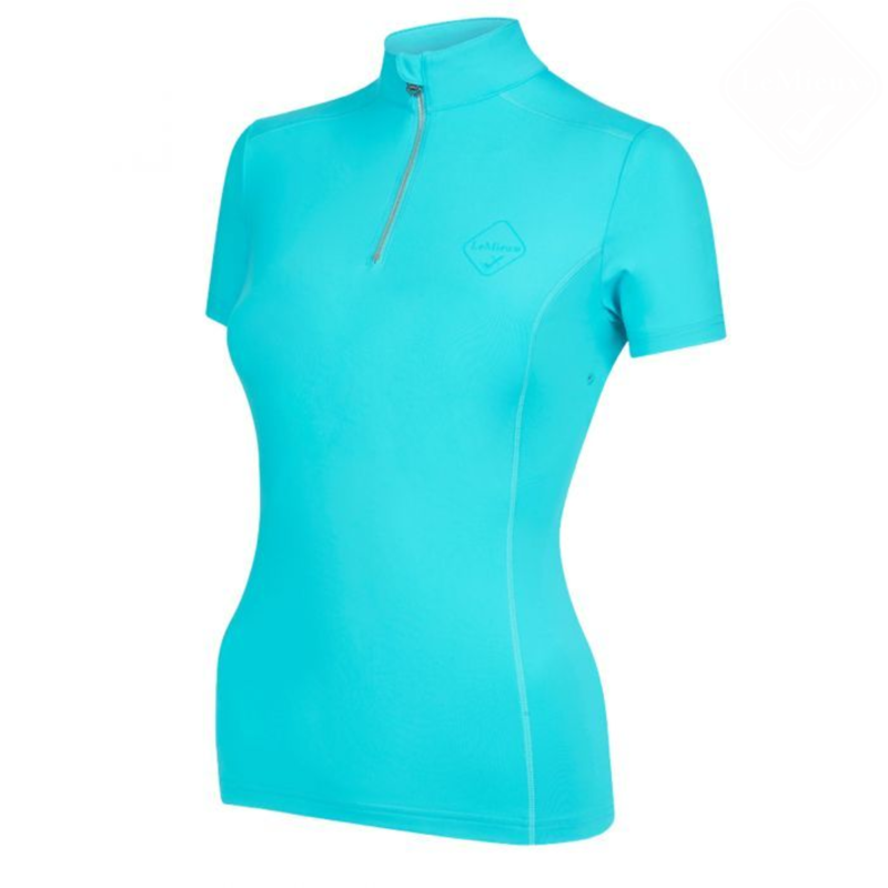 LeMieux Short Sleeve Base Layer - Azure-1