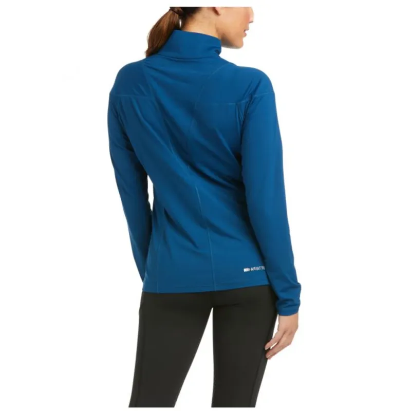 Ariat Womens Auburn LS Base layer - Blue Opal -1