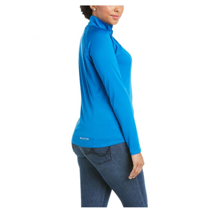 Ariat Womens Sunstopper 2.0 LS Base Layer - Imperial Blue-1