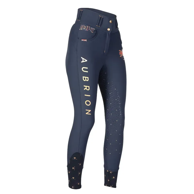 Aubrion Team Breeches - Navy